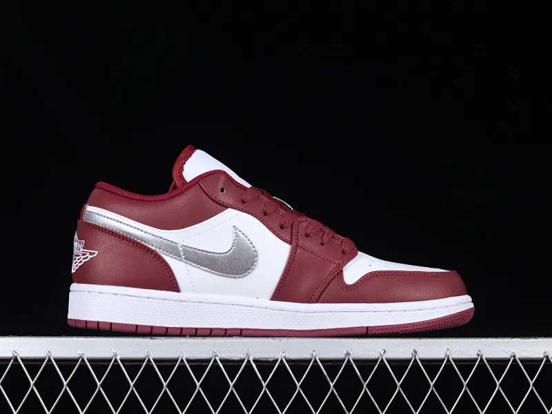 All categories Air Jordan Jordan series basketball shoes Air Jordan 1 Low Air Jordan 1 Low "Bordeaux" AJ1 Joe 1 Bordeaux Red low-top basketball shoes 553558-615